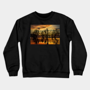 Golden Sunset Crewneck Sweatshirt